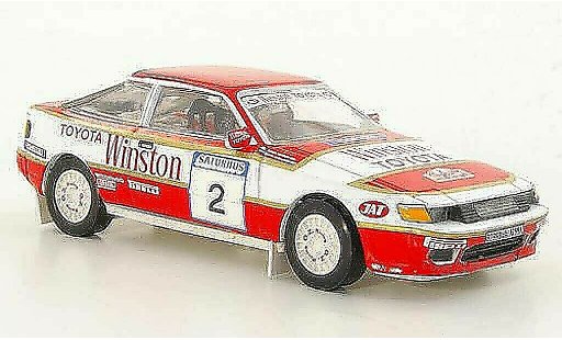 Toyota Celica GT4 1/43 Trofeu No.2 R.Morgan / M.bin Sulayem Rally Saturnus 1991 modellautos