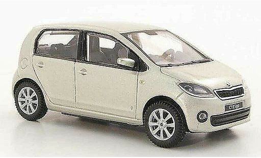 Skoda Citigo 5 portes 1/43 Abrex grau beige 5- 2012 modellautos