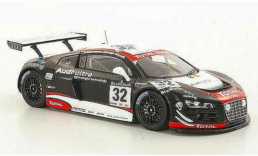 Audi R8 lms 1/43 Spark No.32 Belgian Club Albuquerque / Longin / Ortelli 24h Spa 2011 modellautos