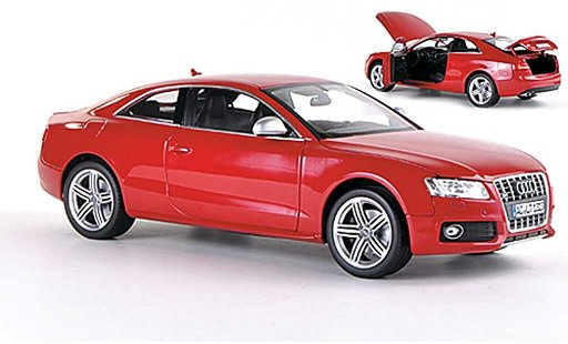 Audi S5 coupe 1/18 Norev rot 2009 modellautos