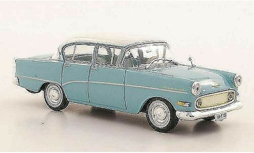 Opel Rekord P1 1/43 WhiteBox blau/weiss modellautos