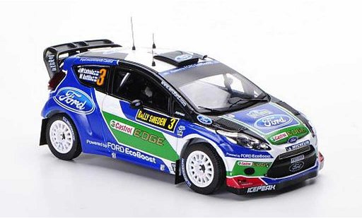 Ford Fiesta WRC 1/43 IXO No.3 J.M.Latvala / M.Antilla Rally Schweden 2012 modellautos