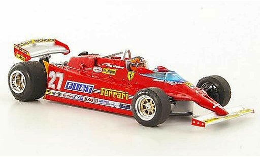 Ferrari 126 CK 1/43 Brumm Turbo No.27 G.Villeneuve GP USA West modellautos