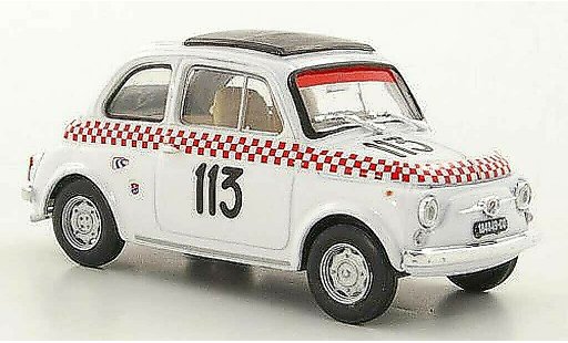 Fiat 500 L 1/43 Brumm Giannini TV No.113 Scuderia deLario B.Dosi Trofeo VaCamonica 1969 modellautos