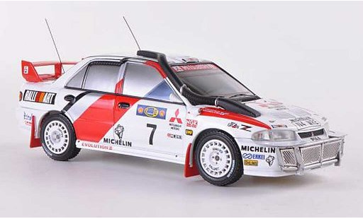 Mitsubishi Lancer Evolution III 1/43 HPI No.7 RalliArt T.Makinen / S.Harjanne Safari Rally 1996 modellautos