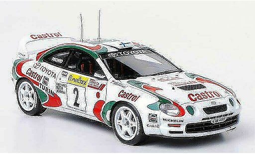 Toyota Celica GT Four 1/43 HPI 1995 No.2 Team Europe / Castrol J.Kankkunen / N.Grist Rally Monte Carlo modellautos