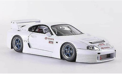Toyota Supra GT LM 1/43 HPI weiss N.Nagasaka Testfahrzeug Fuji 1996 modellautos