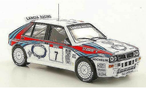 Lancia Delta HF Integrale 1/43 Hachette No.7 P.Bugalski / D.Giraudet Tour de Corse 1992 modellautos