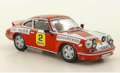 Porsche 911 Carrera 1/43 Hachette 930 911 No.2 M.Etchebers / M.C.Etchebers Rally 2000 Virajes 1974 modellautos