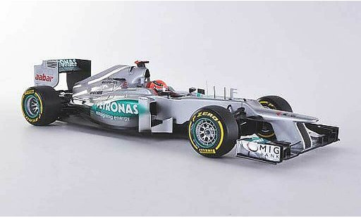 Mercedes F1 2012 1/18 Minichamps AMG W03 No.7 Petronas M.Schumacher Saison modellautos