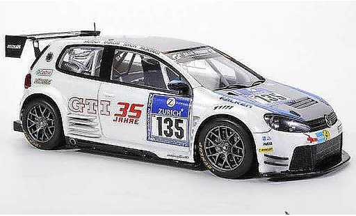 Volkswagen Golf Base 1/43 Spark 24 No.135 Mutsch / Ekblom / Simon / Mortara 24h ADAC Nurburgring 2011 modellautos