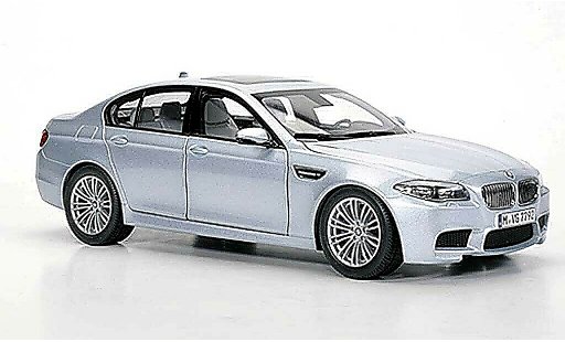 Bmw M5 berline 1/18 Paragon F10 grau metallisee blau 2012 modellautos