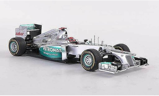 Mercedes F1 2012 1/43 Spark AMG W03 No.7 Petronas M.Schumacher GP Monaco modellautos