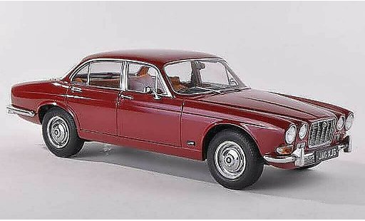 Jaguar XJ6 6 1/18 Paragon Series 1 2.8 schwarz-rot RHD 1971 modellautos