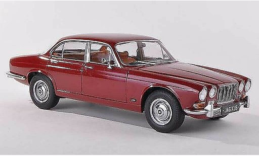 Jaguar XJ6 6 1/18 Paragon Series 1 2.8 schwarz-rot LHD 1971 modellautos