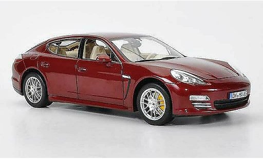 Porsche Panamera 4S 1/18 Norev rot 2009 modellautos