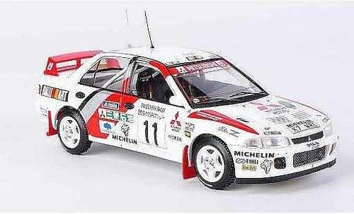 Mitsubishi Lancer Evolution II 1/43 HPI No.11 T.Makinen / S.Harjanne Rally Schweden 1995 modellautos