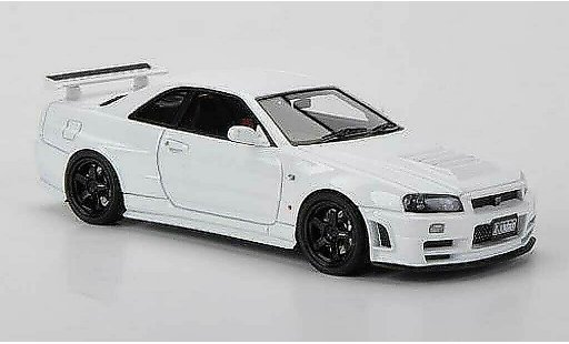 Nissan Skyline R34 1/43 HPI GT-R Nismo Z-tune weiss RHD modellautos