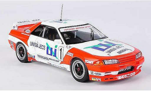 Nissan Skyline R32 1/43 HPI GT-R No.1 Unisia Jecs M.Hasemi / H.Fukuyama JTC Suzuka 1993 modellautos