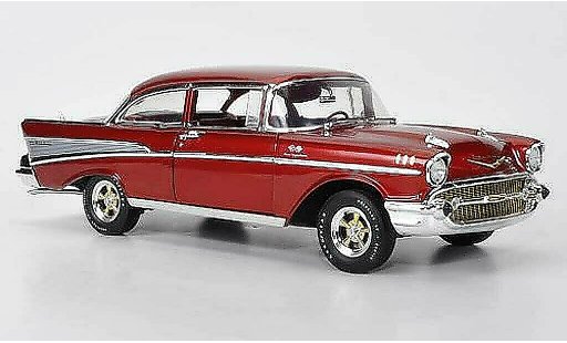 Chevrolet Bel Air Coupe 1/18 Highway 61 rot 1957 modellautos