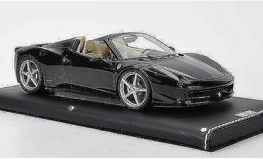Ferrari 458 Italia Spider 1/18 MR Collection schwarz modellautos