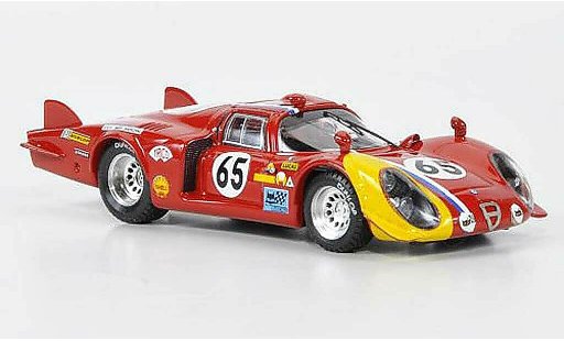 Alfa Romeo 33.2 prototipo 1/43 Best 1968 LM No.65 Troesch / Wendt 24h Le Mans modellautos
