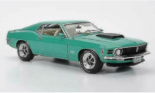 Ford Mustang Boss 429 1/18 Highway 61 gr&Atilde;&frac14;n/schwarz modellautos