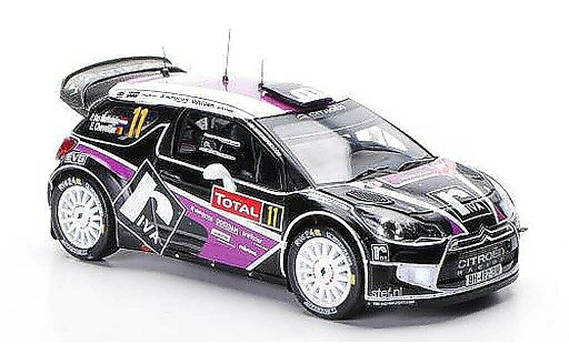 DS Automobiles DS3 WRC 2012 1/43 IXO No.11 P.Merksteijn / E.Chevalier Rally Monte Carlo modellautos
