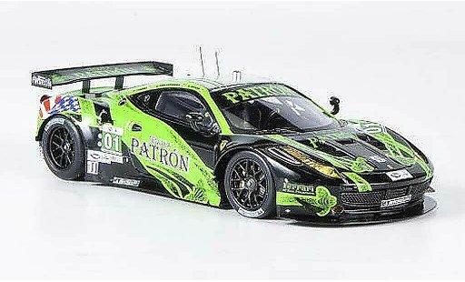 Ferrari 458 Italia GT2 1/43 Fujimi No.01 Extreme Speed Motorsports Tequila Patron 12h Sebring 2012 modellautos