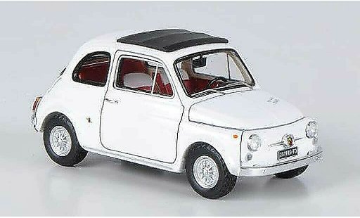 Fiat 595 Abarth 1/43 Spark SS weiss 1966 modellautos