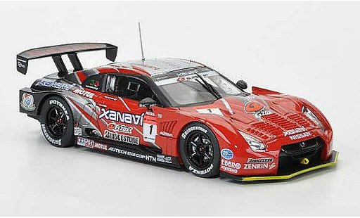 Nissan Skyline R35 1/43 Ebbro Nismo GT-R Super GT 500 No.1 Xanavi Nismo Festival 2008 modellautos
