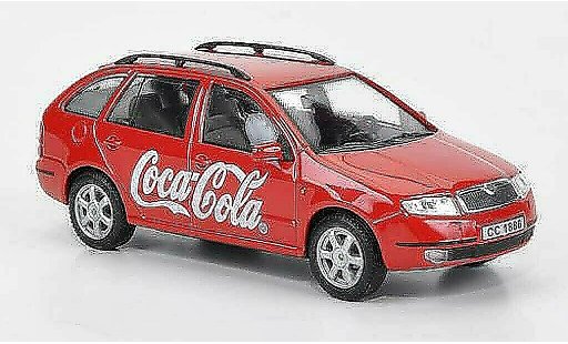 Skoda Fabia Base 1/43 Abrex Coca-Cola rot modellautos