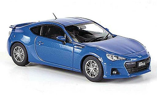 Subaru BRZ Base 1/43 Ebbro blau RHD 2012 modellautos