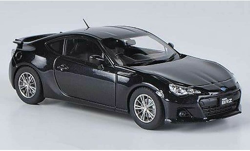 Subaru BRZ Base 1/43 Ebbro schwarz RHD 2012 modellautos