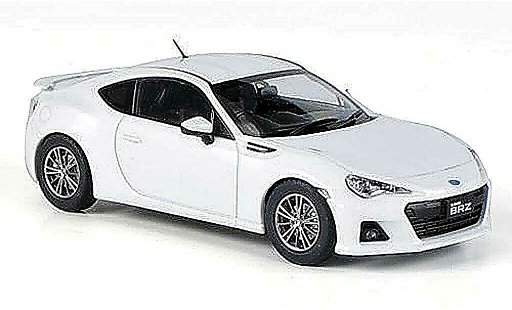 Subaru BRZ Base 1/43 Ebbro weiss RHD 2012 modellautos