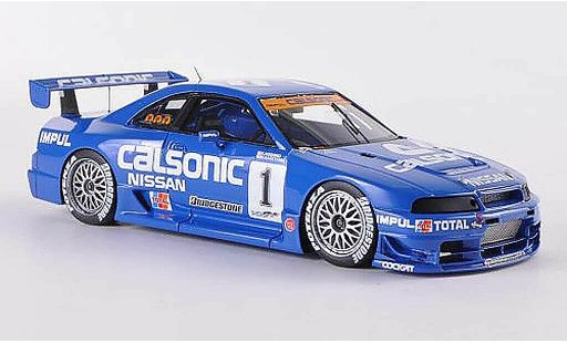 Nissan Skyline R33 1/43 HPI GT-R No.1 Calsonic K.Hoshino / M.Kageyama JGTC Mine 1995 modellautos