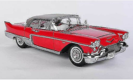 Cadillac Brougham Sedan 1/18 Sun Star rot 1957 modellautos