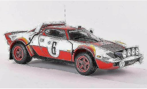 Lancia Stratos HF 1/18 Sun Star Rally No.6 Publimmo-Racing Rally Monte Carlo 1979 modellautos