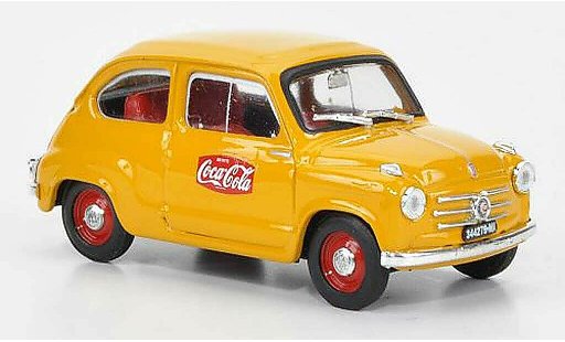 Fiat 600 Berlina 1/43 Brumm Coca Cola 1a Serie GP Monza 1961 1961 modellautos