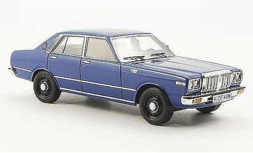 Datsun 200L Berline 1/43 Neo Laurel C230 blau 1977 modellautos