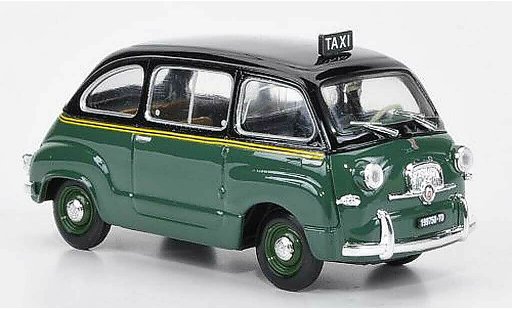 Fiat 600 Multipla 1/43 Brumm Taxi Torino 1956 modellautos