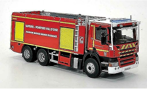 Scania Serie R P400 1/43 Eligor GIMAEX 95 Sapeurs Feuerwehr - Val d'Oise Schaumloschfahrzeug modellautos