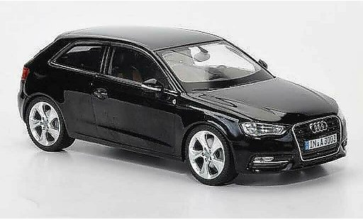 Audi A3 berline 1/43 Schuco schwarz 2012 modellautos