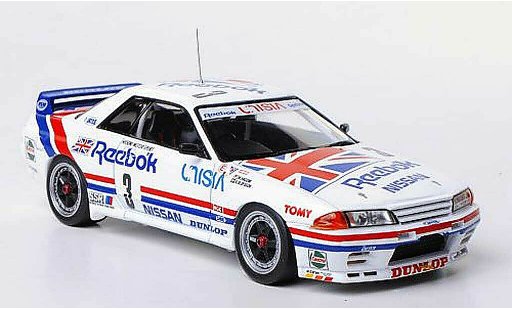 Nissan Skyline R32 1/43 HPI GT-R () No.3 Reebok Hasemi Motor Sport M.Hasemi / A.Olofsson JTC Tukuba 1991 modellautos