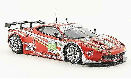 Ferrari 458 Italia GT2 1/43 Fujimi No.59 Luxury Racing 24h Le Mans 2012 modellautos