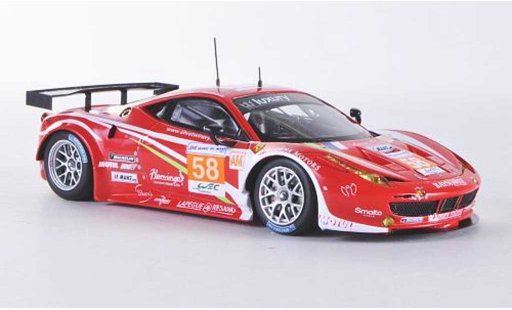 Ferrari 458 Italia GT2 1/43 Fujimi No.58 Luxury Racing 24h Le Mans 2012 modellautos
