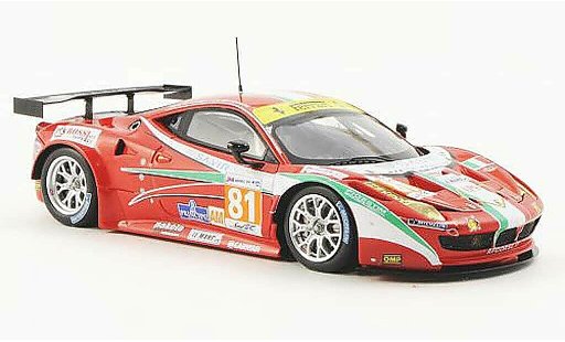 Ferrari 458 Italia GT2 1/43 Fujimi No.81 AF Corse 24h Le Mans 2012 modellautos