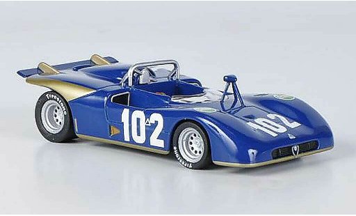 Alfa Romeo 33.3 prototipo 1/43 M4 1971 No.102 Coppa della Collina modellautos