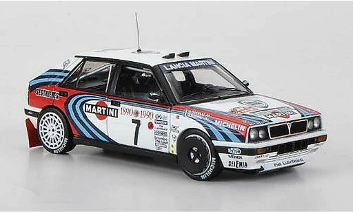 Lancia Delta HF Integrale 1/43 HPI 16V No.7 Martini D.Auriol / B.Occelli Rally Monte Carlo 1990 modellautos