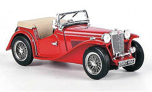 MG TC Base 1/43 Vitesse offen rot 1945 modellautos